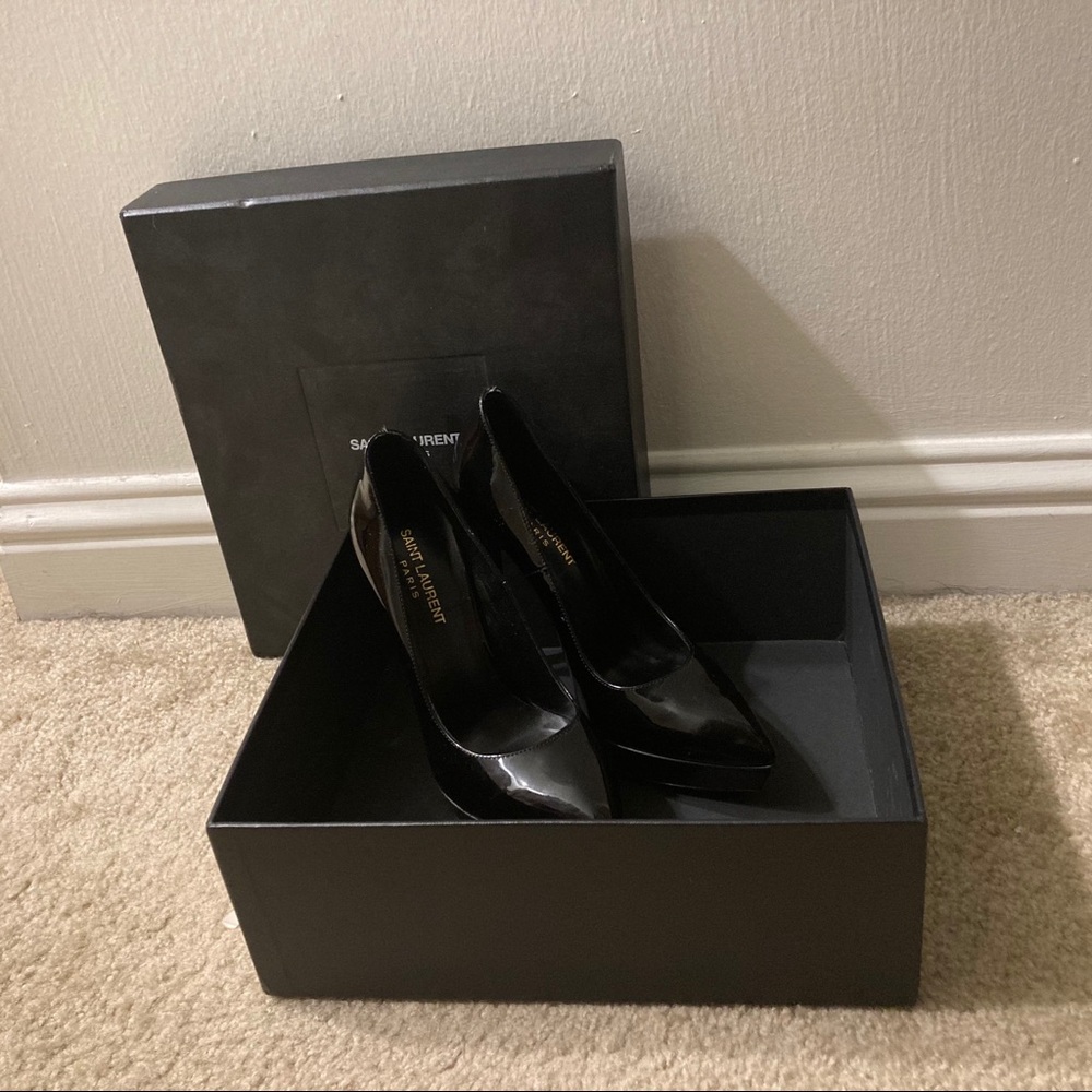 Saint Laurent janis platform pumps